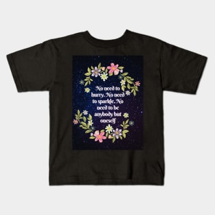 be yourself - virginia woolf book quote Kids T-Shirt